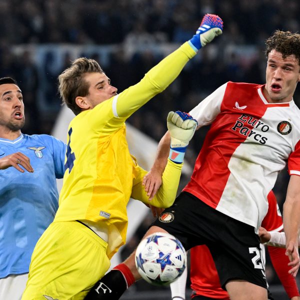 Feyenoord onderuit bij Lazio in Champions League 1-0