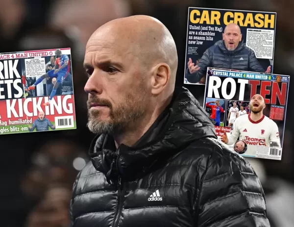 Britse pers kritisch over Erik ten Hag: ‘Eén van de slechtst gecoachte teams in de Premier League’